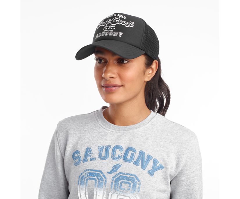 Saucony Foam Trucker Women's Hats Black | Canada 359XYUF